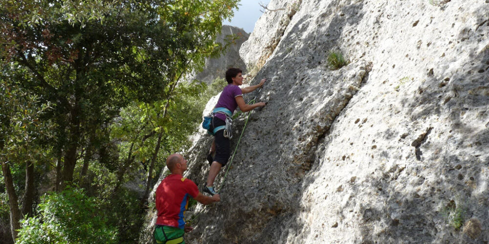 Outdoorkurs Einführung Klettergarten