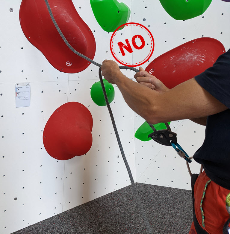 Grigri falsche Gerätelinie