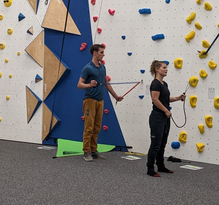 Klettertraining Schulterübungen